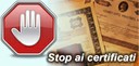 stop ai certificati